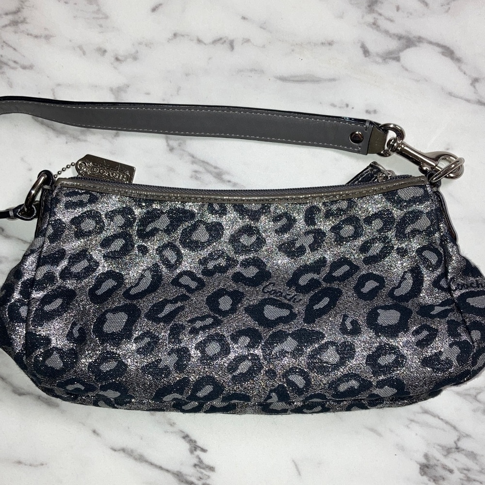 Coach Metallic Leopard Shoulder Bag - Picture 3 of 6